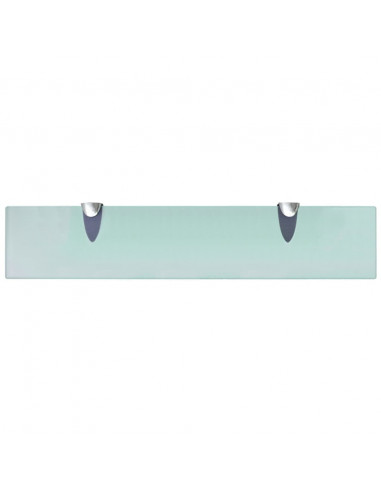 Mensole Galleggianti 2 pz in Vetro 50x10 cm 8 mm