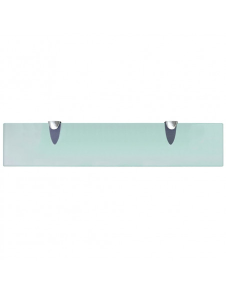 Mensole Galleggianti 2 pz in Vetro 50x10 cm 8 mm