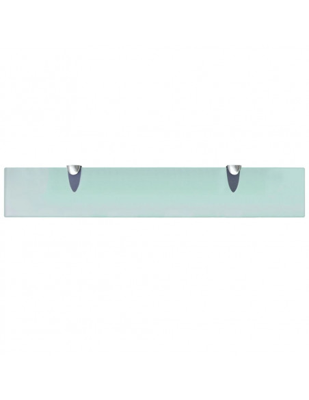 Mensole Galleggianti 2 pz in Vetro 60x10 cm 8 mm