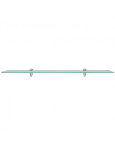 Mensole Galleggianti 2 pz in Vetro 80x10 cm 8 mm