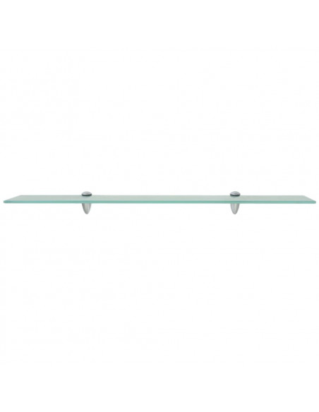 Mensole Galleggianti 2 pz in Vetro 80x10 cm 8 mm