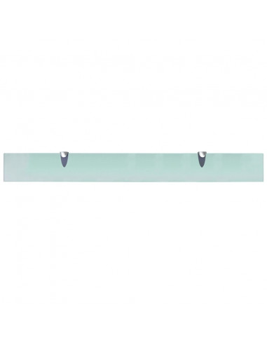 Mensole Galleggianti 2 pz in Vetro 90x10 cm 8 mm