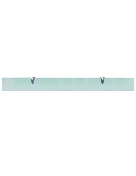 Mensole Galleggianti 2 pz in Vetro 100x10 cm 8 mm