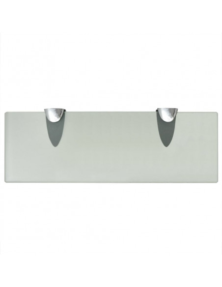 Mensole Galleggianti 2 pz in Vetro 30x10 cm 8 mm