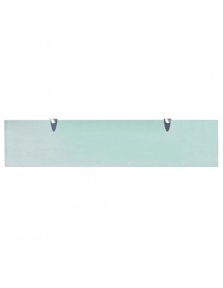 Mensole Galleggianti 2 pz in Vetro 90x20 cm 8 mm