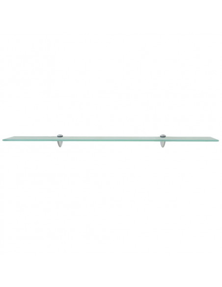 Mensole Galleggianti 2 pz in Vetro 100x20 cm 8 mm