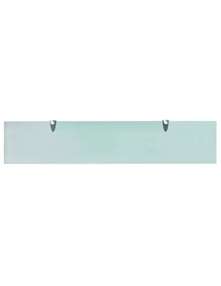 Mensole Galleggianti 2 pz in Vetro 100x20 cm 8 mm