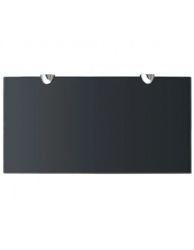 Mensole Galleggianti 2 pz in Vetro 40x20 cm 8 mm