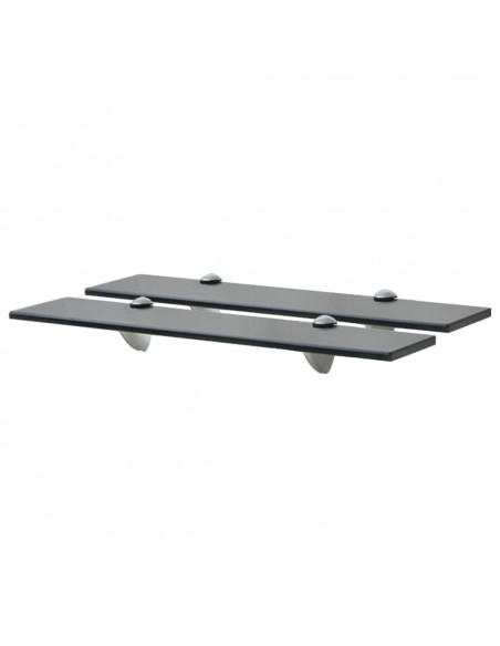 Mensole Galleggianti 2 pz in Vetro 50x20 cm 8 mm