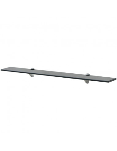 Mensole Galleggianti 2 pz in Vetro 80x20 cm 8 mm