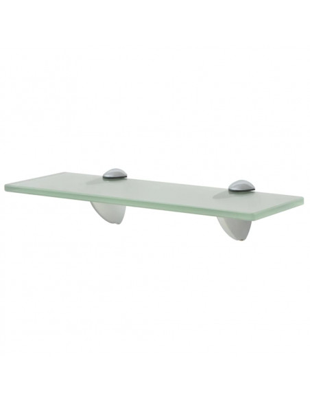 Mensole Galleggianti 2 pz in Vetro 30x20 cm 8 mm