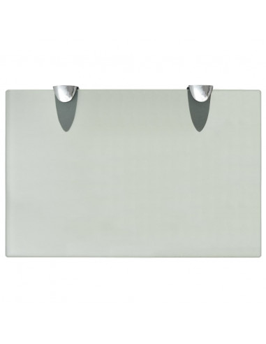 Mensole Galleggianti 2 pz in Vetro 30x20 cm 8 mm