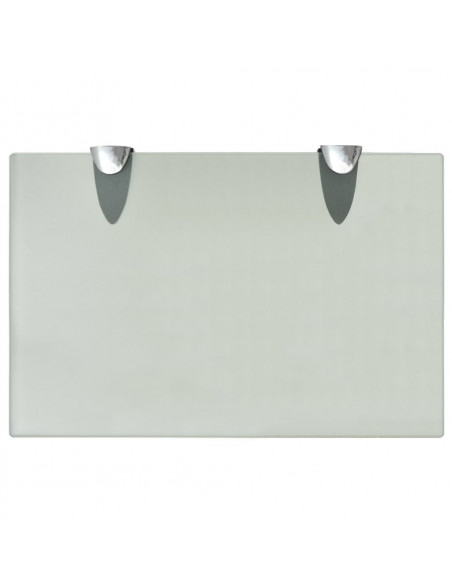 Mensole Galleggianti 2 pz in Vetro 30x20 cm 8 mm