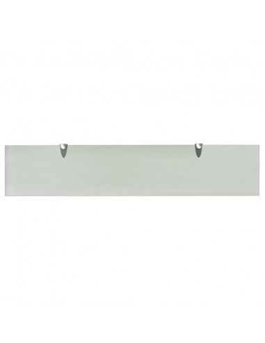 Mensole Galleggianti 2 pz in Vetro 100x20 cm 8 mm