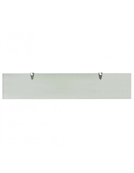 Mensole Galleggianti 2 pz in Vetro 100x20 cm 8 mm