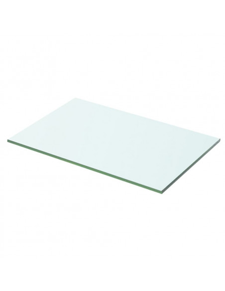 Mensole in Vetro Trasparente 2 pz 50x25 cm