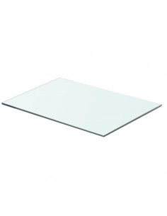 Mensole in Vetro Trasparente 2 pz 50x30 cm 2