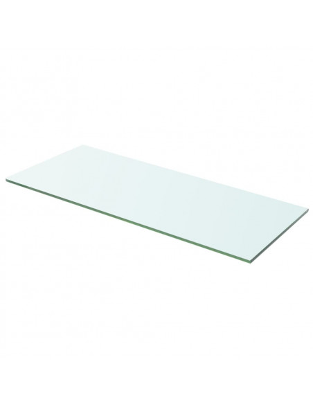 Mensole in Vetro Trasparente 2 pz 60x20 cm