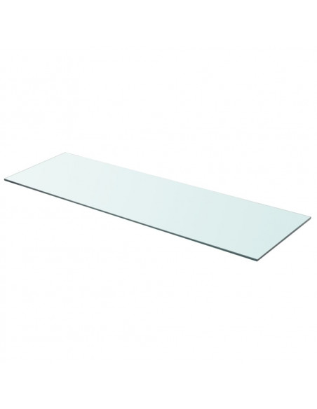 Mensole in Vetro Trasparente 2 pz 90x30 cm