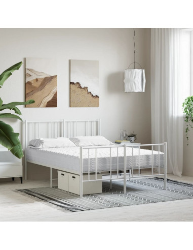 Materasso in Schiuma Bianco 140x210 cm Durezza H2 H3