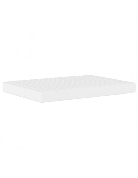Materasso in Schiuma Bianco 140x210 cm Durezza H2 H3