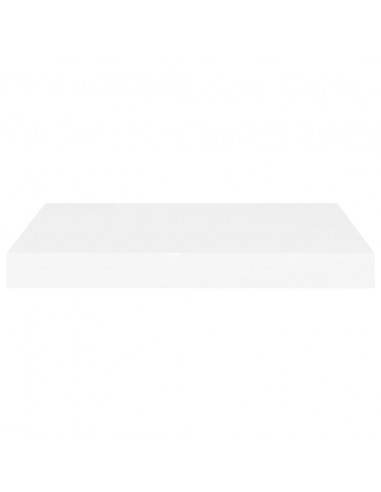 Scaffale a Parete Bianco 40x23x3,8 cm in MDF