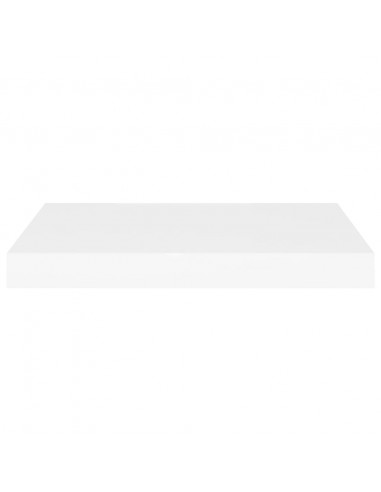 Scaffali a Parete 2 pz Bianchi 50x23x3,8 cm in MDF