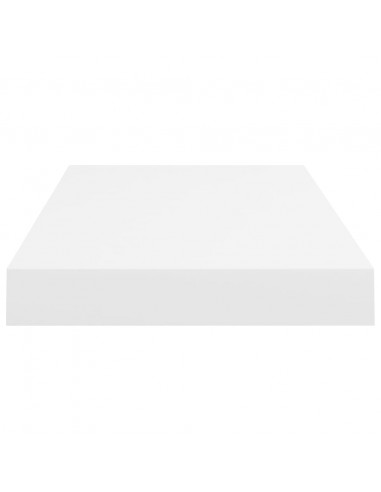 Scaffali a Parete 2 pz Bianchi 50x23x3,8 cm in MDF