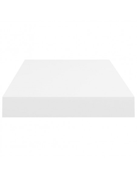 Scaffali a Parete 2 pz Bianchi 50x23x3,8 cm in MDF
