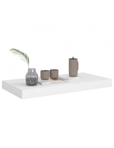 Scaffali a Parete 4 pz Bianchi 50x23x3,8 cm in MDF