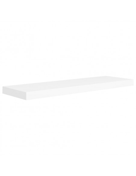 Scaffali a Parete 4 pz Bianchi 80x23,5x3,8 cm in MDF