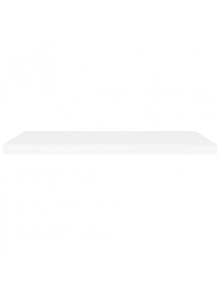 Scaffali a Parete 2 pz Bianchi 90x23,5x3,8 cm in MDF