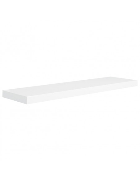 Scaffali a Parete 4 pz Bianchi 90x23,5x3,8 cm in MDF