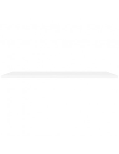 Scaffali a Parete 2 pz Bianchi 120x23,5x3,8 cm in MDF