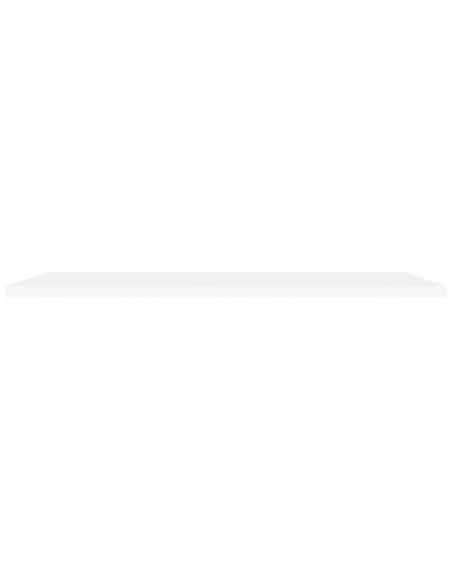 Scaffali a Parete 2 pz Bianchi 120x23,5x3,8 cm in MDF
