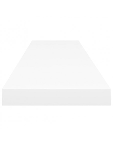 Scaffali a Parete 4 pz Bianchi 120x23,5x3,8 cm in MDF