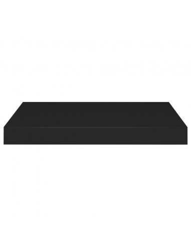 Scaffali a Parete 2 pz Neri 40x23x3,8 cm in MDF