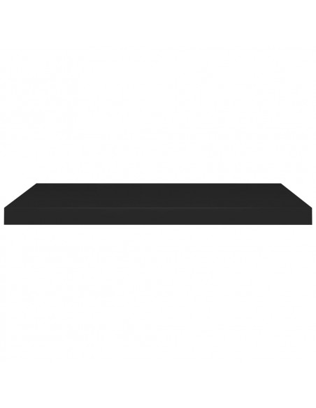 Scaffali a Parete 4 pz Neri 80x23,5x3,8 cm in MDF