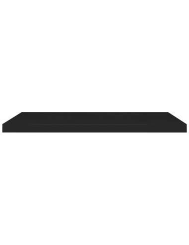 Scaffali a Parete 4 pz Neri 90x23,5x3,8 cm in MDF