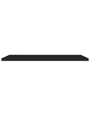 Scaffali a Parete 2 pz Neri 120x23,5x3,8 cm in MDF