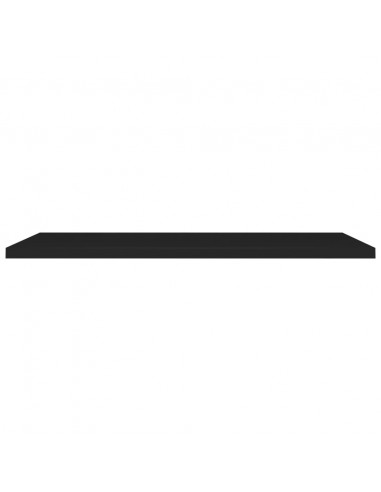 Scaffali a Parete 4 pz Neri 120x23,5x3,8 cm in MDF