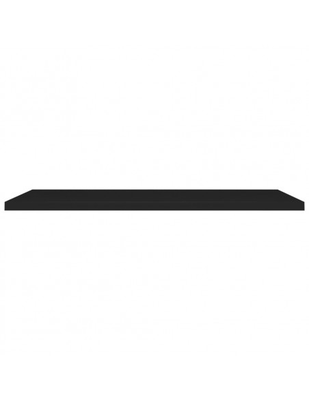 Scaffali a Parete 4 pz Neri 120x23,5x3,8 cm in MDF