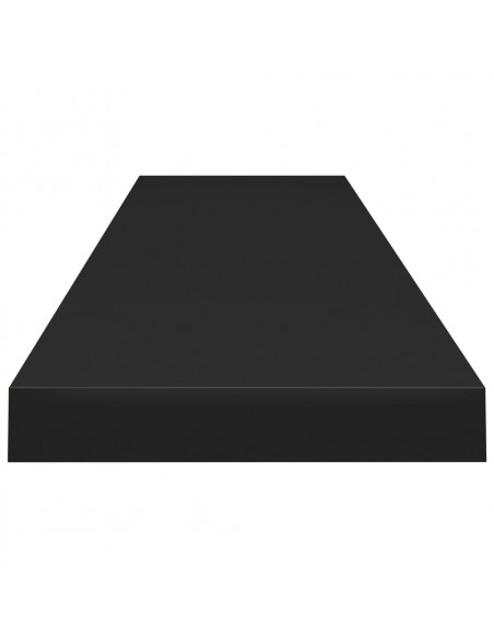 Scaffali a Parete 4 pz Neri 120x23,5x3,8 cm in MDF