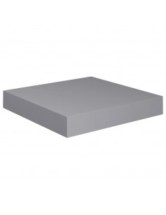 Scaffale a Parete Grigio 23x23,5x3,8 cm in MDF 2