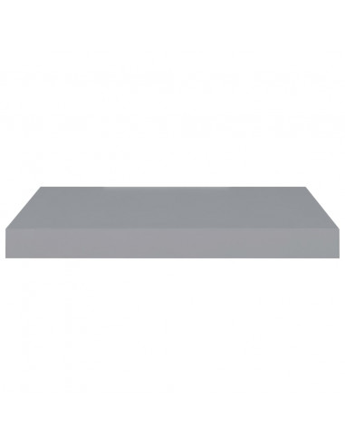 Scaffali a Parete 4 pz Grigi 50x23x3,8 cm in MDF