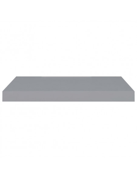 Scaffali a Parete 4 pz Grigi 60x23,5x3,8 cm in MDF