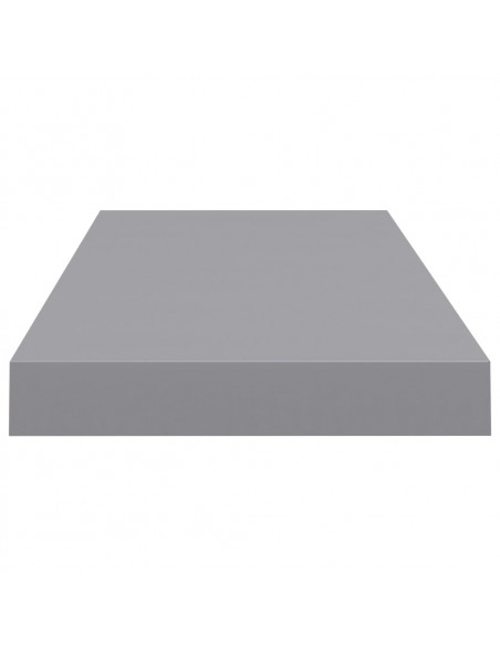 Scaffali a Parete 4 pz Grigi 60x23,5x3,8 cm in MDF