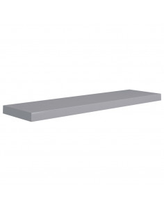 Scaffale a Parete Grigio 90x23,5x3,8 cm in MDF 2