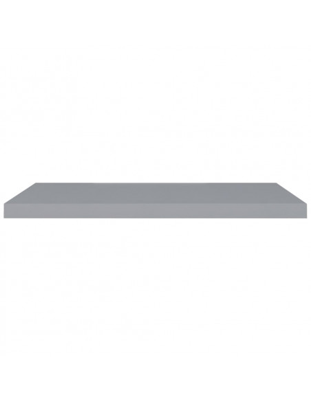 Scaffale a Parete Grigio 90x23,5x3,8 cm in MDF
