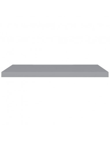 Scaffali a Parete 4 pz Grigi 90x23,5x3,8 cm in MDF